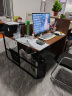 左印办公桌椅组合办公室双人员工职员书桌简约现代自习室四人位电脑桌 【双人位】原野橡木色150cm 组装（自己安装） 晒单实拍图