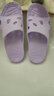 足间舞拖鞋男 夏季居家浴室防滑男女情侣洗澡凉拖鞋 厚底家用一字拖鞋2174/2174-1 浅紫色 36 实拍图