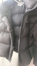 坦博尔羽绒服女短款可脱卸围巾领泡芙保暖女士外套530338Z 黑色 155  实拍图