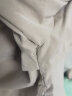 以撒保罗（YISABAOLUO）风衣男中长款外套2023春秋季双排扣青年韩版帅气休闲纯色系带大衣 驼色 180/XL 晒单实拍图