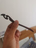海伊朵母亲节礼物桃木发簪手工簪子紫檀木发簪diy古风桃木梳工具材料包 电动【1块檀木梳】+材料包 实拍图