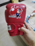 龙动力 3-12岁儿童拳击手套 小号沙袋拳套 搏击训练健身娱乐手套 红色002（5-10岁） 实拍图