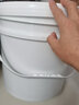 佳叶食品级塑料桶密封桶小水桶透明桶带盖酱料桶家用洗车洗衣桶胶桶 15L白色 实拍图