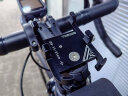 塔斯队长（TOSUOD）铝合金自行车手机架防震固定山地公路车把立骑行导航用支架装备 黑色【把立款】六爪锁死 实拍图