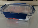 乐扣乐扣（LOCK&LOCK）玻璃保鲜盒冰箱大容量收纳盒带盖分隔玻璃饭盒学生上班族密封饭盒 长方形【630ML】 实拍图