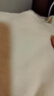 朗姿【朗姿羊毛Basic衣橱】纯羊毛法式毛针织衫冬季新款修身长袖毛衣 白色 M 实拍图