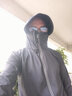 京峋冰丝防晒衣男夏季速干透气外套户外钓鱼服大码运动跑步情侣防晒服 深灰-单件 L【建议体重100-120斤左右】 实拍图
