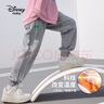 迪士尼（DISNEY）童装儿童女童加绒长裤针织保暖休闲运动裤子25春DB331ME22灰140 实拍图