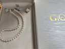 GiO珠宝 Akoya天然海水珍珠项链串珠新年礼物送老婆送妈妈 微瑕Akoya珍珠6-6.5mm 晒单实拍图