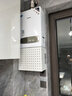 嵘岚燃气热水器遮挡罩置物架天然气洞洞板厨房装饰卫生间壁炉遮丑挡板 北欧白 长35高30深15【赠4挂钩】 实拍图