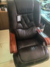 满誉老板椅子商务大班椅家用真皮办公电脑座椅靠背可躺升降总裁旋转椅 10轮咖啡色-头层牛皮 实木脚 实拍图