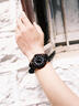 博之轮手表男女简约时尚初中学生石英表透明情侣腕表开学礼物黑色 实拍图