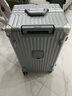 DTA行李箱女男大容量新款2025铝框款超大号托运密码皮箱旅行拉杆箱子 尊贵银 28英寸 (适合10-20天出行) 实拍图