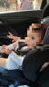 好孩子（gb）高速汽车儿童安全座椅五点式安全带CS618黑灰色9个月-12岁 实拍图