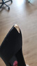 茯见黑色职业通勤尖头细跟高跟鞋女百搭酒杯跟气质职业单鞋子2025新款 黑色细高跟9cm 39 （偏小一码） 实拍图