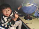 FUNGLOBE 智能语音点读AR地球仪启蒙会说话的大号32cm儿童学生用初中生3d凹凸立体浮雕 30CM卫星款AR点读款(720°充电款外框银色) 实拍图