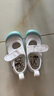 月星童鞋 日本制进口 幼儿园室内小白鞋四季女童居家鞋透气男童帆布鞋 浅蓝色 23 (内长14.5cm适合脚长14cm) 实拍图