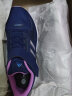adidas RUNFALCON 2.0魔术贴运动鞋男女儿童阿迪达斯轻运动 深蓝色/紫色/银色 33.5(205mm) 实拍图