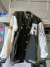 唐号 棒球服外套男美式复古潮牌拼接外套男秋季新款宽松百搭嘻哈夹克 咖啡色 2XL 实拍图