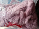 浪莎睡袍女珊瑚绒秋冬季长款睡衣加厚加绒法兰绒浴袍家居服紫色L 实拍图