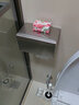 摩豪 304不锈钢擦手厕所纸巾盒卫生间卷纸架抽纸盒壁挂式厕纸盒置物架 【304黑色】纸巾架带挡水盖板 实拍图