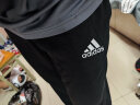 阿迪达斯 （adidas）裤子男裤 2025春季新款运动裤跑步健身梭织透气快干黑色长裤 简约款/快干透气/主推 M 175/80A 实拍图