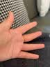 世纪缘足金古法传承素圈磨砂黄金戒指男女款情侣指环对戒【实心款】 2.14g【圈号18】多退少补 带国检 实拍图