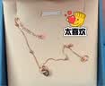 谢瑞麟（TSL）520礼物18k金手链LOVE CIRCLE系列双环爱心彩金手链女AG540 K红 实拍图