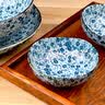 美浓烧（Mino Yaki） 日本进口陶瓷碗和风家用餐具碗碟盘釉下彩不规则汤面大碗 不规则平碗16.5CM*6CM 实拍图