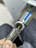 箭牌（ARROW）角阀黄铜加厚冷热出水三角阀不锈钢三通角阀大流量4分口径八字阀 【不锈钢】角阀5276+软管 实拍图