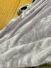 洁丽雅新款加厚保暖6D立体雪花绒系列-毛毯 奶茶小龙灰2*2.3 实拍图