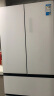 COLMO画境556升高端白色法式家用电冰箱对开四门超薄零嵌变频一级能效除菌锁鲜智能CRBF556W-E5雪山岩 晒单实拍图