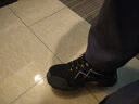 朗盟劳保鞋男钢包头防静电安全鞋透气防穿刺工作鞋 黑灰(高帮） 40 实拍图