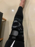 美津浓（MIZUNO）护膝运动跑步篮球羽毛球髌骨半月板支撑固定损伤登山护具男女通用 银黑色绑带加压-1只 M码(膝围31-35cm/适合70-95斤 ) 实拍图
