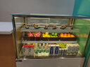 米沙熊 Misha  商用展示柜冷藏  甜品水果蛋糕寿司商用保鲜柜风冷无霜 玻璃甜品展示柜 直角后开门+风冷除雾  白色 落地三层长1.2米宽0.65米高1.2米 实拍图