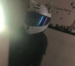 GSB361头盔摩托车头盔全盔四季机车骑行男士女全覆式361gt安全帽夏季 361荧光黑（加黑红镜片） M （54-55cm） 实拍图