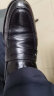 金利来（goldlion）男鞋商务休闲鞋时尚个性皮鞋舒适乐福鞋G582330093AAA黑色41 晒单实拍图