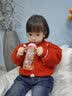 M&M弧形玻璃奶瓶 防胀气新生婴儿奶瓶 小宝宝喝水标准口径奶瓶MM奶瓶 森林款 150ml 【S+L号奶嘴】 实拍图