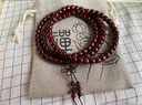 月印百川 小叶紫檀手串108颗火焰纹男女款文玩佛珠手链约7*8mm 实拍图