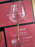 VINOS欧式奢华金箔水晶红酒杯套装醒酒器家用高档葡萄酒高脚杯子酒具 勃艮第款*6支+镀金醒酒器 600ml 实拍图