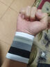 高弹性薄款运动护腕成人儿童篮球羽毛球乒乓球护具吸汗防护防扭伤 【运动护腕】白灰色1只装 实拍图