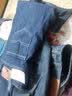 啄木鸟2026新款牛仔裤男春秋季休闲弹力男士宽松直筒百搭长裤子男装 009黑灰加绒+009蓝灰加绒 34 实拍图