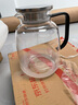 ORTOR 凉水壶家用茶壶凉白开壶玻璃水壶水杯大容量可加热冷热水壶 凡圣单水壶(+壶垫1个) 实拍图