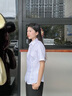 海澜之家（HLA）短袖衬衫女夏季款商务通勤纯色抗菌正装衬衣女装 【抗菌】漂白Y0 35 155/80A 实拍图