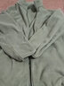 雪中飞摇粒绒立领女春季纯色简约舒适休闲情侣款保暖时尚百搭休闲卫衣 002F橄榄绿（女） XL 实拍图