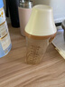 奶爸爸（Nicepapa）翻盖240ML专用婴儿宝宝奶嘴 吸管 宽口径硅胶仿母乳触感断奶奶嘴 十字孔M码7-10个月 [带240ml吸管] 实拍图