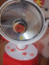 骆驼 小太阳取暖器家用小型烤火炉办公室学生宿舍台式母婴浴室烤火电暖器电热扇热风扇 1000W【摇头/特大】碳晶盘2米线+倒地开关 实拍图
