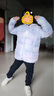 迪士尼女童羽绒服外套儿童连帽中长款宝宝冰雪爱莎保暖加厚白鸭绒 QBX513360紫色 160适合155-165cm  实拍图