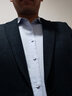 罗蒙【90%鹅绒】羽绒服西服男士秋冬季加厚商务休闲单西工装外套上衣 实拍图