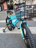 贝琦童（BEIQITONG）儿童自行车单车2-3-4-6-9-10岁男孩童车中大童女孩小孩宝宝脚踏车 尊享蓝【一体轮】暴君轮水壶礼包 18寸适合身高(115-135)CM 实拍图